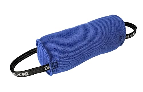 Dingo Gear Beißwurst,Berta'' mit 2 Griff #14cm Länge 30 cm aus französischem Material (Nylcott) für Hundetraining IGP IPO Obedience Schutzhund Hundesport Blau S00097 von DINGO GEAR WWW.DINGOGEAR.COM 1977