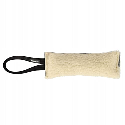 Dingo Gear Beisswurst Quietsch Plüsch aus Schafwolle mit Griff Zerrspielzeug Natur Apport Training mit Hund 8x26 cm S00358 Dingo Gear Beisswurst Quietsch Plüsch aus Schafwolle mit Griff Zerrspielzeug Natur Apport Training mit Hund 8x26 cm S00358 von DINGO GEAR WWW.DINGOGEAR.COM 1977