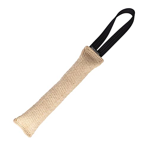 Dingo Gear Beisswurst aus Jute mit Halter 28 cm x 4 cm K9 IGP IPO Training Hundespielzeug Apporte S00144 von DINGO GEAR WWW.DINGOGEAR.COM 1977