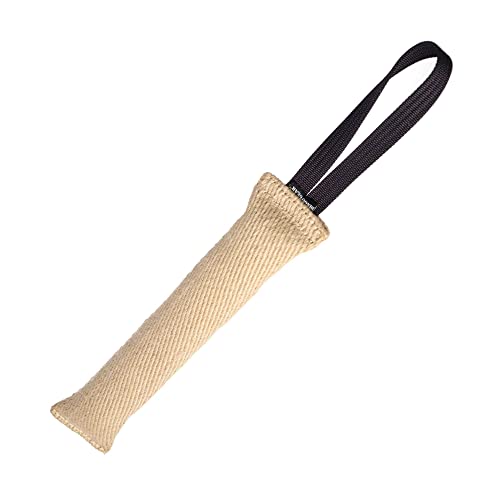 Dingo Gear Beisswurst aus Jute mit Halter 40 cm x 6 cm K9 IGP IPO Training Hundespielzeug Apporte S00147 von DINGO GEAR WWW.DINGOGEAR.COM 1977