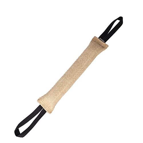 Dingo Gear Beisswurst aus Jute mit Zwei Halter 40 cm x 6 cm IGP IPO Training Hundespielzeug Apporte S00148 von DINGO GEAR WWW.DINGOGEAR.COM 1977