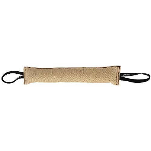 Dingo Gear Beisswurst aus Jute mit Zwei Halter 60 cm x 8 cm K9 IGP IPO Training Hundespielzeug S00150 von DINGO GEAR WWW.DINGOGEAR.COM 1977