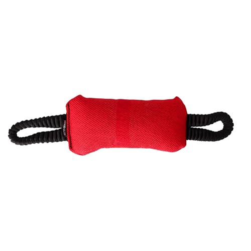 Dingo Gear Beißwurst mit 2 Griff Bungee Breite 8 cm Länge 22 cm aus Nylcot für Hundetraining IGP IPO Obedience Schutzhund Rot S02821 Dingo Gear Beißwurst mit 2 Griff Bungee Breite 8 cm Länge 22 cm aus Nylcot für Hundetraining IGP IPO Obedience Schutzhund Rot S02821 von DINGO GEAR WWW.DINGOGEAR.COM 1977