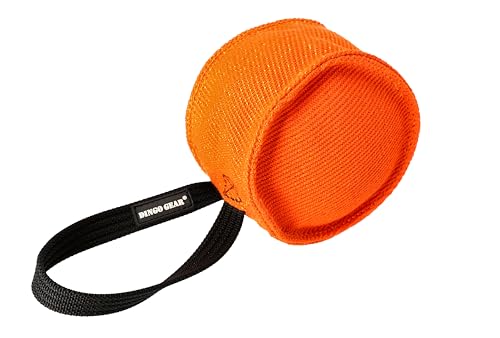 Dingo Gear Beißwurst,Berta'' mit 1 Griff #14cm Dicke 8 cm aus französischem Material (Nylcott) für Hundetraining IGP IPO Obedience Schutzhund Hundesport Orange S00094 von DINGO GEAR WWW.DINGOGEAR.COM 1977