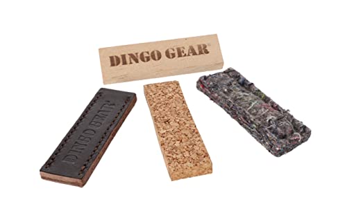 Dingo Gear Fährtengegenstände Satz: Holz Leder Filz Kork Ausbildung von Hunden in Fährtenarbeit S06724 von DINGO GEAR WWW.DINGOGEAR.COM 1977
