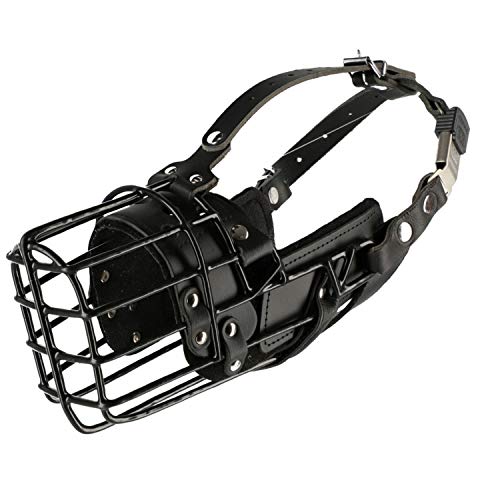 Dingo Gear Gummierte metallmaulkorbe für Malinois Hund Professionelle Bequeme universelles Produkt für Langen Spaziergängen S03048 von DINGO GEAR WWW.DINGOGEAR.COM 1977