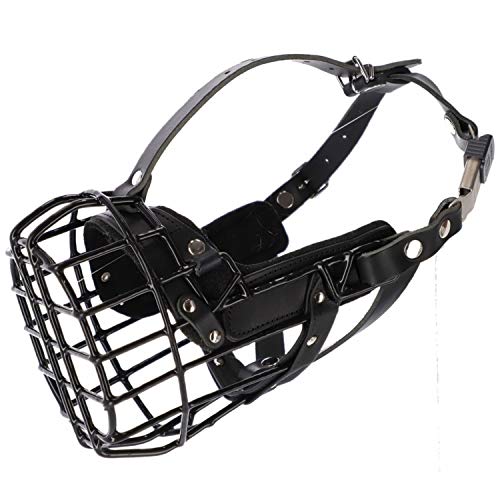 Dingo Gear Gummierte metallmaulkorbe K9 für Rottweiler Hündin Professionelle Bequeme universelles Produkt für Langen Spaziergängen S03045 von DINGO GEAR WWW.DINGOGEAR.COM 1977