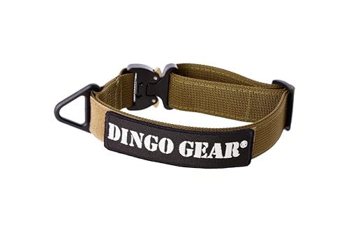 Dingo Gear Hundehalsband mit Cobra Schnalle, Farbe Coyote Braun, Band Breite 4 cm Länge 38-48 cm S03132 Dingo Gear Hundehalsband mit Cobra Schnalle, Farbe Coyote Braun, Band Breite 4 cm Länge 38-48 cm S03132 von DINGO GEAR WWW.DINGOGEAR.COM 1977