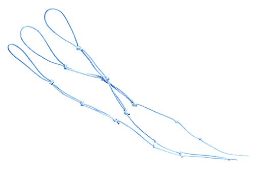 Dingo Gear S02502 Trainingspeitsche mit DREI Enden für Hundetraining, austauschbare Blaue Schnüre, 3 Stück von DINGO GEAR WWW.DINGOGEAR.COM 1977