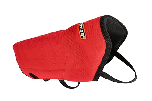 Dingo Gear Schutzärm mit Griff French-Material Nylcott Handarbeit Universal Schutz für Training Hunde Beißtraining Härte Medium Rot Jack IGP S00534 von DINGO GEAR WWW.DINGOGEAR.COM 1977