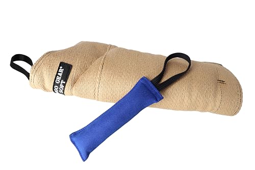 Dingo Gear Set Schutzarm aus Jute Midi weich Beißärmel Plus Beisswurst aus Nylcot Beißtraining für IGP K9 Sport Training Erwachsener Hunde Beißniveau 3 Fortgeschritten S10042 von DINGO GEAR WWW.DINGOGEAR.COM 1977