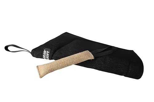 Dingo Gear Set Schutzarm aus Nylcot Extra Weich Beißärmel Plus Beisswurst aus Jute Beißtraining für IGP K9 Hundesport Training junger Hunde Schwarz Beißniveau 2 Fortgeschritten S10047 von DINGO GEAR WWW.DINGOGEAR.COM 1977