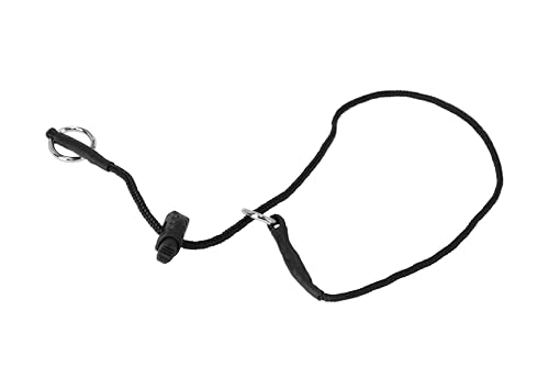 Dingo Gear Trainingshalsband für Hunde, sehr dünn, Starke Schnur, mit 1 Begrenzer, wasserdicht, langlebig, für K9, Militärtraining, IGP, Agitation, Beißarbeit, Gehorsam, Schwarz, XL (S04074) von DINGO GEAR WWW.DINGOGEAR.COM 1977