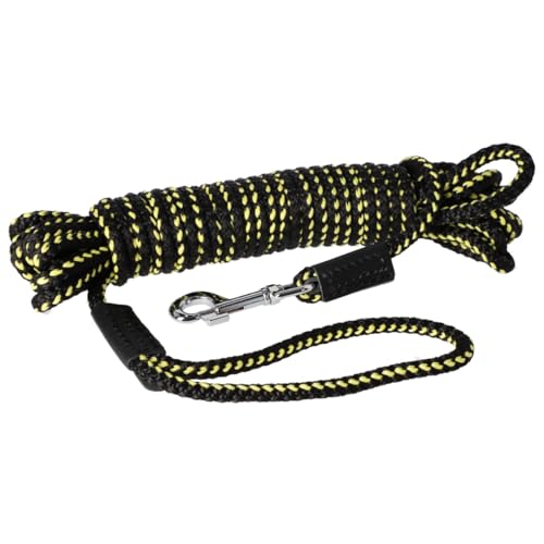 Schleppleine aus Seil, Schwarz und Gelb, 15 m x 8 mm, für Hunde Schleppleine aus Seil, Schwarz und Gelb, 15 m x 8 mm, für Hunde von DINGO GEAR WWW.DINGOGEAR.COM 1977