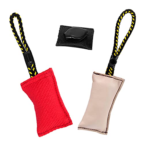 DINGO GEAR Magnetisches Set für das Hundetraining: umhüllter Magnet, rotes Nylcot & echtes Leder Bissenzieher von DINGO GEAR WWW.DINGOGEAR.COM 1977