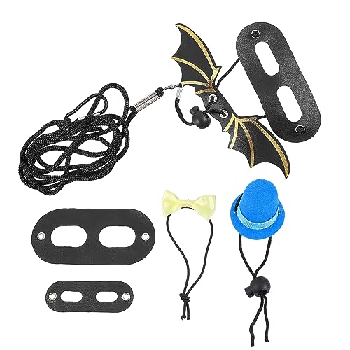 DINHEAROM Eidechsen Harness mit Leine und Hut Satz Verstellbar für Reptilien Halloween Kostüm Haustierbedarf DINHEAROM Eidechsen Harness mit Leine und Hut Satz Verstellbar für Reptilien Halloween Kostüm Haustierbedarf von DINHEAROM