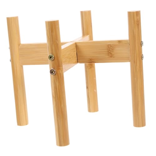 DINHEAROM 1 Satz Hundehöhung Schüssel Rack Halter für futternapf für Katzen Halter für Hundenapf erhöht Einzel Hundefutterständer Behälterhalter für Katzenfutter Bambus Khaki DINHEAROM 1 Satz Hundehöhung Schüssel Rack Halter für futternapf für Katzen Halter für Hundenapf erhöht Einzel Hundefutterständer Behälterhalter für Katzenfutter Bambus Khaki von DINHEAROM