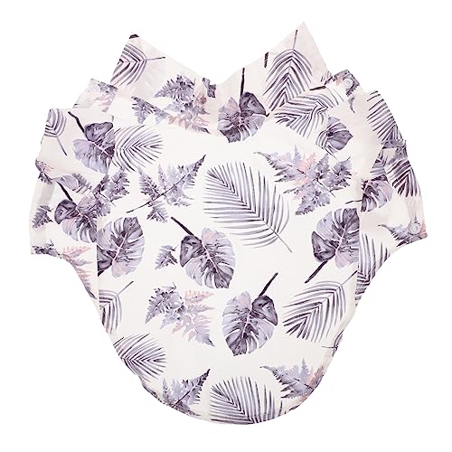 DINHEAROM 1 Stück Sommer Shirt für Hunde und Katzen Atmungsaktiv Hawaiianisches Design für Urlaub Partys und Fotoshootings von DINHEAROM