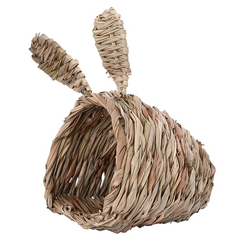 DINHEAROM 1 Stück Strohkatzennest Kaninchen-Seegrashaus Hasengrasnest Hasenversteck meerschweinchen Decken Fell klein Schlafnest für Haustiere Heimtierbedarf Hibiskus Khaki DINHEAROM 1 Stück Strohkatzennest Kaninchen-Seegrashaus Hasengrasnest Hasenversteck meerschweinchen Decken Fell klein Schlafnest für Haustiere Heimtierbedarf Hibiskus Khaki von DINHEAROM