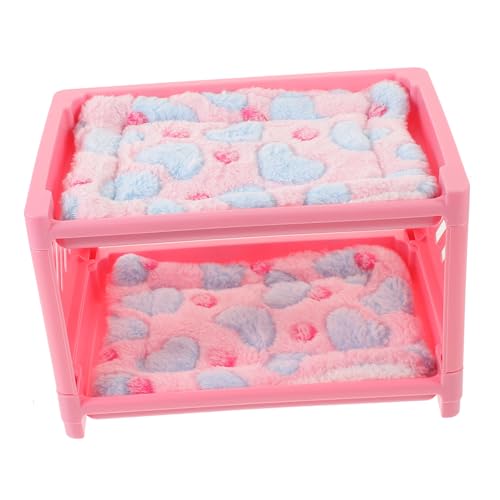 DINHEAROM 1Satz Doppelschichtiges Hamsterbett für Kleintiere Abnehmbares Meerschweinchen Nest Kuscheliges Haustierbett für Chinchillas Warm und Sicher Teiliges DINHEAROM 1Satz Doppelschichtiges Hamsterbett für Kleintiere Abnehmbares Meerschweinchen Nest Kuscheliges Haustierbett für Chinchillas Warm und Sicher Teiliges von DINHEAROM