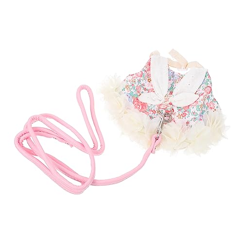 DINHEAROM 1Satz Kleidung mit Leine Verstellbares Bunny Kostüm aus Hautfreundlicher Dekoratives Accessoire für Kleine für Ausflüge DINHEAROM 1Satz Kleidung mit Leine Verstellbares Bunny Kostüm aus Hautfreundlicher Dekoratives Accessoire für Kleine für Ausflüge von DINHEAROM