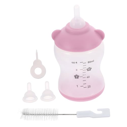 DINHEAROM 1Satz Kleine Haustier Fütterungsflasche Teiliges für Welpen und Kätzchen Frei Hitzebeständig Flexible Verwendung mit Maßstab für Neugeborene und Kleine DINHEAROM 1Satz Kleine Haustier Fütterungsflasche Teiliges für Welpen und Kätzchen Frei Hitzebeständig Flexible Verwendung mit Maßstab für Neugeborene und Kleine von DINHEAROM