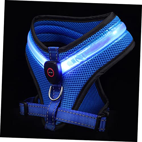 DINHEAROM 1Satz USB Aufladbare LED Hundeweste Atmungsaktive Praktische Hundeweste für Nachtspaziergänge Luminous Hundegeschirr für Kleine bis Mittelgroße Komfortabel DINHEAROM 1Satz USB Aufladbare LED Hundeweste Atmungsaktive Praktische Hundeweste für Nachtspaziergänge Luminous Hundegeschirr für Kleine bis Mittelgroße Komfortabel von DINHEAROM