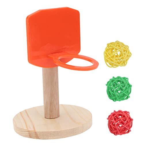 DINHEAROM Mini Vogel Basketball Spielzeug Für Papageien Intelligentes Lernspielzeug Aus Langlebigem Kunststoff in Zufälligen Farben Für Interaktives Training Und Beschäftigung Von Vögeln von DINHEAROM
