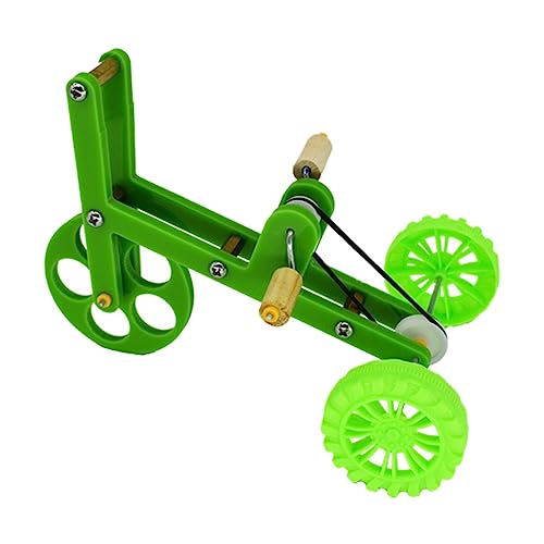 DINHEAROM 1stück Parrot Training Bike Spielzeug Für Vögel Grünes Umweltfreundliches Spielzeug Intelligenz Und Unterhaltung Von Papageien Und Sittichen Robustes Design Für Langlebigen von DINHEAROM