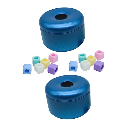 DINHEAROM 2 Stück Interaktive Papageien Spielzeuge Lernspielzeug für Kleine Vögel Münzbox für Wellensittiche und Andere Haustiervögel Farbenfroh und Langlebig Fördert Spiel und von DINHEAROM