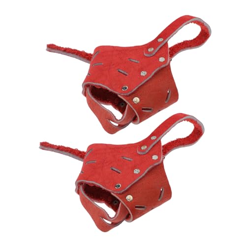 DINHEAROM 2 Stück Verstellbarer Atmungsaktiver Nylon Maulkorb für Hunde Sicherer Bissschutz Verstellbare Passform für Kleine und Große Hunde Teiliges Langlebig DINHEAROM 2 Stück Verstellbarer Atmungsaktiver Nylon Maulkorb für Hunde Sicherer Bissschutz Verstellbare Passform für Kleine und Große Hunde Teiliges Langlebig von DINHEAROM