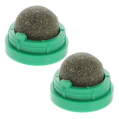 DINHEAROM 2Stücke Katzenminze Drehbarer Minzball für Katzen Gesundes Katzensnack zur Zahnreinigung Vielseitig Einsetzbar für Verdauungshilfe Zufällige DINHEAROM 2Stücke Katzenminze Drehbarer Minzball für Katzen Gesundes Katzensnack zur Zahnreinigung Vielseitig Einsetzbar für Verdauungshilfe Zufällige von DINHEAROM