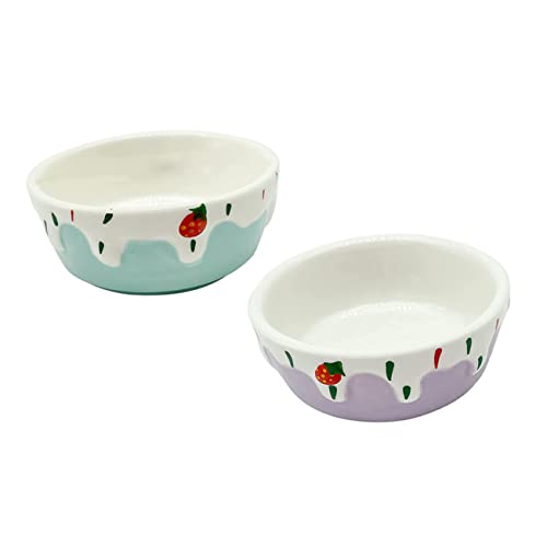 DINHEAROM 2Stücke Keramische Futter und Wasserschalen für Kleine Haustiere Teiliges rutschfest zu Reinigen für Hamster und Andere Kleintiere Langlebig DINHEAROM 2Stücke Keramische Futter und Wasserschalen für Kleine Haustiere Teiliges rutschfest zu Reinigen für Hamster und Andere Kleintiere Langlebig von DINHEAROM