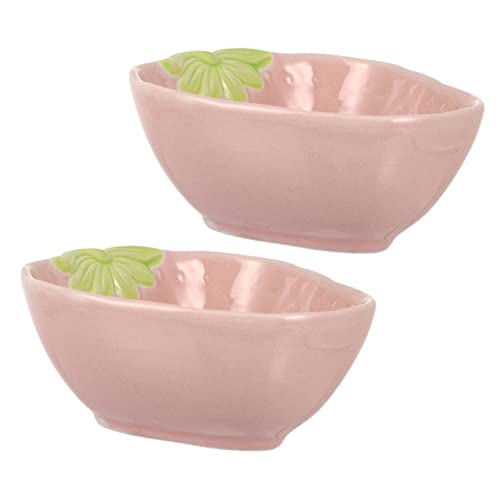 DINHEAROM Haustierbedarf 2pcs Keramik Hamster Untertasse Katzenfutter Tablett Ratte Futternapf Meerschweinchen Schüssel DINHEAROM Haustierbedarf 2pcs Keramik Hamster Untertasse Katzenfutter Tablett Ratte Futternapf Meerschweinchen Schüssel von DINHEAROM