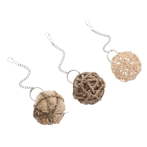 DINHEAROM 3stücke Teiliges Papageien Spielzeug Set Aus Rattan Kauspielzeug Für Vögel Multifunktionale Spielzeuge Für Papageien Hamster Und Kaninchen Leicht Zu Reinigen Sicheres Und DINHEAROM 3stücke Teiliges Papageien Spielzeug Set Aus Rattan Kauspielzeug Für Vögel Multifunktionale Spielzeuge Für Papageien Hamster Und Kaninchen Leicht Zu Reinigen Sicheres Und von DINHEAROM