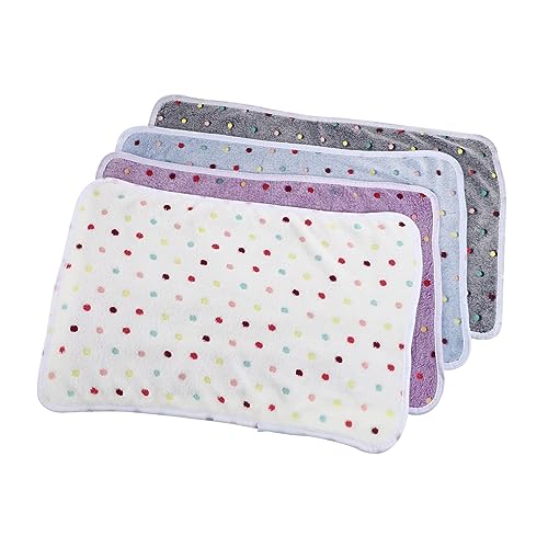 DINHEAROM Ultraweiche Haustierdecken 4 Pcs Große Haustierdecke Hundeheizdecke Haustierhundebett Ruhekissen von DINHEAROM