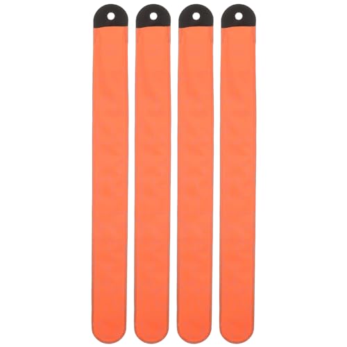 DINHEAROM 4 Stück Led-Pferde-knöchelriemen Kinderwagenlichter Reflektierende Bänder Sportkopfband Für Girl Laufgürtel Für Damen Outdoor-laufausrüstung Für Damen Orange Stoff DINHEAROM 4 Stück Led-Pferde-knöchelriemen Kinderwagenlichter Reflektierende Bänder Sportkopfband Für Girl Laufgürtel Für Damen Outdoor-laufausrüstung Für Damen Orange Stoff von DINHEAROM