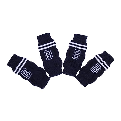 DINHEAROM 4Stücke Rutsch Hundesocken für Outdoor Aktivitäten Bequeme Haustierbeinabdeckungen mit Gelenkschutz und Dekorativem Design für Kleine bis Mittlere DINHEAROM 4Stücke Rutsch Hundesocken für Outdoor Aktivitäten Bequeme Haustierbeinabdeckungen mit Gelenkschutz und Dekorativem Design für Kleine bis Mittlere von DINHEAROM