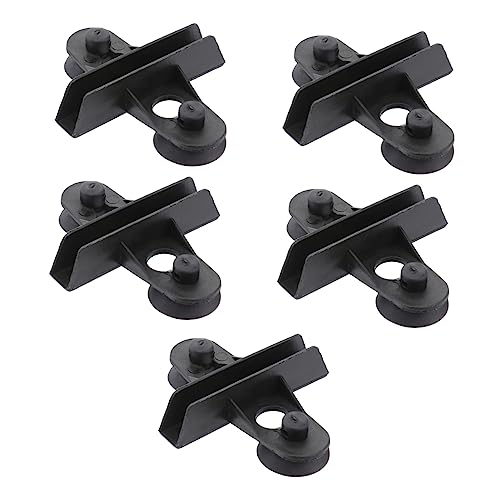 DINHEAROM Saugnäpfe Für Aquarien 5er-Pack Trennhalter Für Tankteiler Mit 6 Mm Breite Zufällige Farbe von DINHEAROM