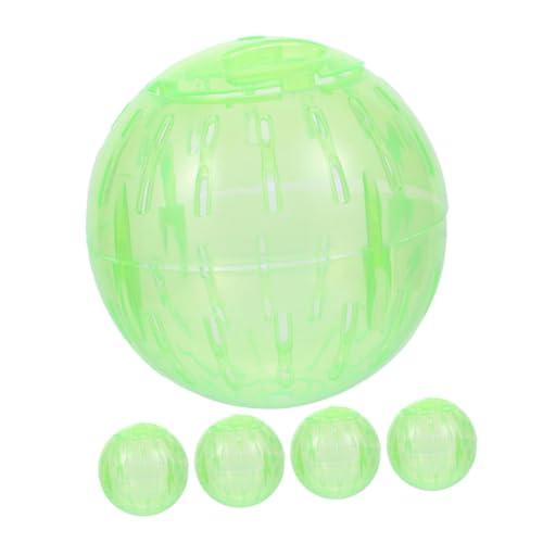 DINHEAROM 5 Stück Zwerghamsterbälle, Kunststoff, Hamster, Laufaktivität, Übungsspielzeug, Kleintierkäfig-zubehör Für Zwerghamster, Chinchilla, 12 cm DINHEAROM 5 Stück Zwerghamsterbälle, Kunststoff, Hamster, Laufaktivität, Übungsspielzeug, Kleintierkäfig-zubehör Für Zwerghamster, Chinchilla, 12 cm von DINHEAROM