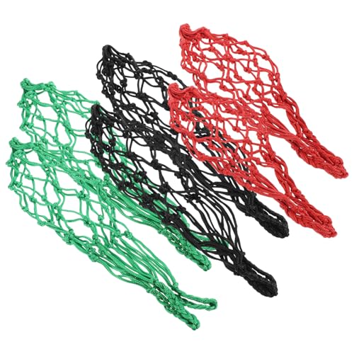 DINHEAROM 6 Stück Hühner Gemüse Futterbeutel Netzbeutel für Obst und Gemüse Zufällige Farben für Geflügel Stimuliert das Nahrungssucheverhalten Zufällige Farbe Zufällige Farbe von DINHEAROM