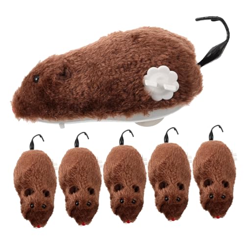 DINHEAROM 6 Stück Uhrwerk Ratte Falsche Katze Falsche Ratten Sensorisches Spielzeugmasse Aufziehen Kleinkindspielzeug Haustier Cartoon Aufziehen Spielzeugratte DINHEAROM 6 Stück Uhrwerk Ratte Falsche Katze Falsche Ratten Sensorisches Spielzeugmasse Aufziehen Kleinkindspielzeug Haustier Cartoon Aufziehen Spielzeugratte von DINHEAROM