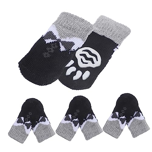 DINHEAROM 8Stücke Hundesocken Rutsch Pfotenschutz für Haustiere Atmungsaktive und Umweltfreundliche rutschfeste Fußbekleidung für Kleine bis Große DINHEAROM 8Stücke Hundesocken Rutsch Pfotenschutz für Haustiere Atmungsaktive und Umweltfreundliche rutschfeste Fußbekleidung für Kleine bis Große von DINHEAROM