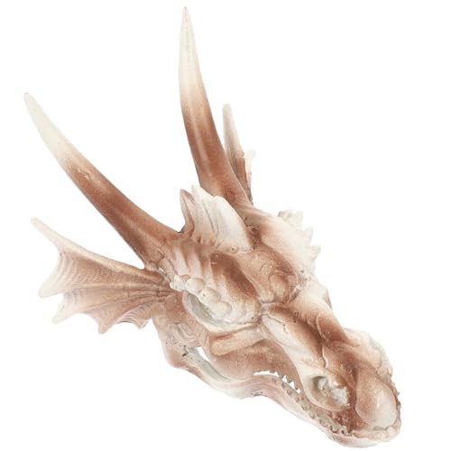 DINHEAROM Aquarium Dekoration Fisch Luftpumpe Drache Dinosaurier Höhle Reptilien Skelett Ornament Aquarium Dekorationsartikel Aquarium Rippen Aquarium Filter Garnelen von DINHEAROM