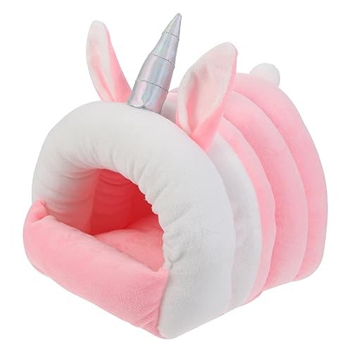 DINHEAROM Gemütliches Haustiernestbett Für Hamster Meerschweinchen Chinchilla Wohnraum Weich Warm Haustierkäfig-zubehör DINHEAROM Gemütliches Haustiernestbett Für Hamster Meerschweinchen Chinchilla Wohnraum Weich Warm Haustierkäfig-zubehör von DINHEAROM