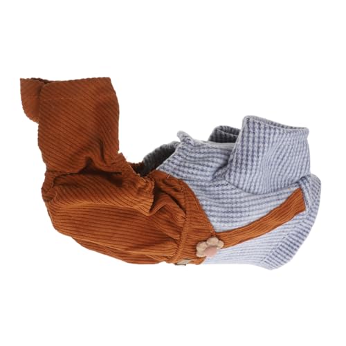 DINHEAROM Gestreifte Hundekleidung für Kleine Warmes Outfit mit Gurtzeug für Weihnachten Partys und Lustiges und Design für Ihre Haustiere DINHEAROM Gestreifte Hundekleidung für Kleine Warmes Outfit mit Gurtzeug für Weihnachten Partys und Lustiges und Design für Ihre Haustiere von DINHEAROM