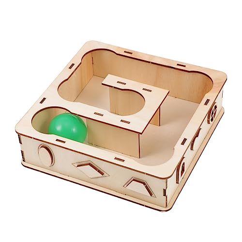 DINHEAROM Hamster Labyrinth aus Holz Hamster für Haustiere Fördert Beweglichkeit und Wohlbefinden für Kleintiere von DINHEAROM