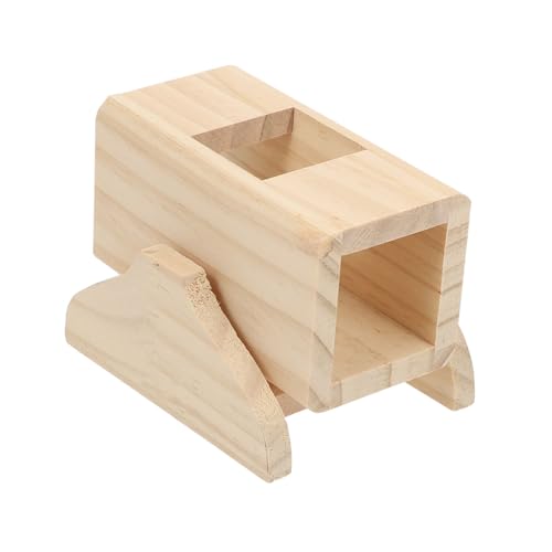 DINHEAROM Hamsterwippe Spielzeug Für Kleintiere Holz Hamster Tunnel Spielzeug Kleiner Haustier Trainingsspielzeug Langlebig Und Robust Für Hamster Mäuse Und Andere Kleine Haustiere von DINHEAROM