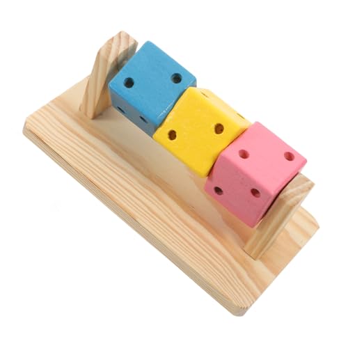 DINHEAROM Hamster aus Holz Kauspielzeug für Zwerghamster Rennmäuse und Ratten Multifunktionale Anreicherung Fördert Zahngesundheit und Hält Haustier DINHEAROM Hamster aus Holz Kauspielzeug für Zwerghamster Rennmäuse und Ratten Multifunktionale Anreicherung Fördert Zahngesundheit und Hält Haustier von DINHEAROM