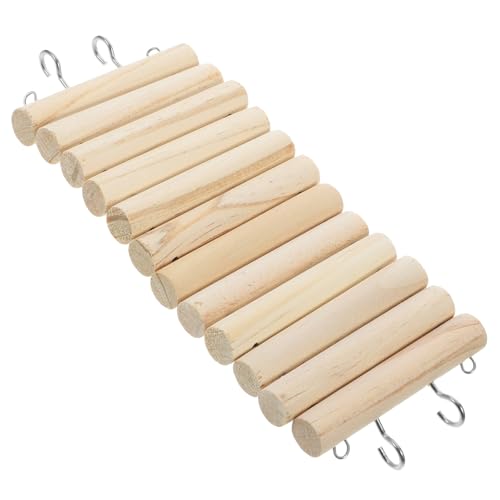DINHEAROM Hamsterleiter aus Holz für Kleine Haustiere Kletterspielzeug und Zaun Fördert Bewegung und Stressabbau bei Hamstern und Meerschweinchen DINHEAROM Hamsterleiter aus Holz für Kleine Haustiere Kletterspielzeug und Zaun Fördert Bewegung und Stressabbau bei Hamstern und Meerschweinchen von DINHEAROM